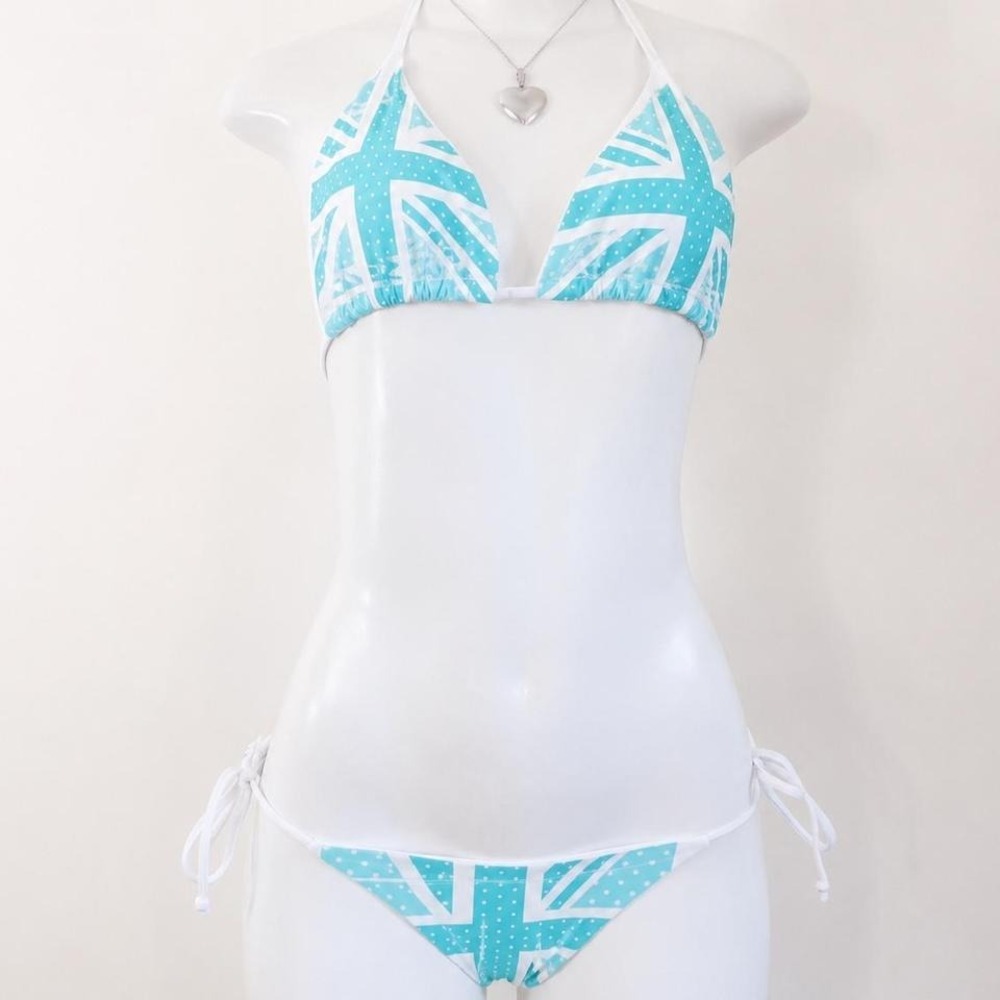 pastel union jack bikini